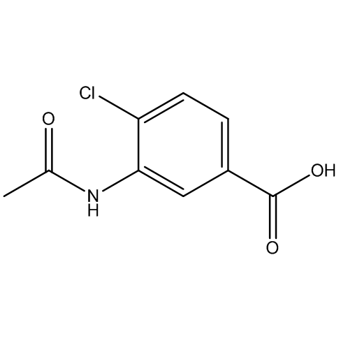 Benzoic acid, 3-(acetylamino)-4-chloro